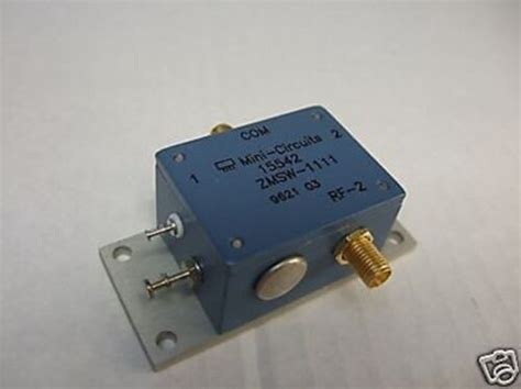 Mini Circuits Zmsw 1111 Pin Diode Switch 50Ω Spst New Ebay