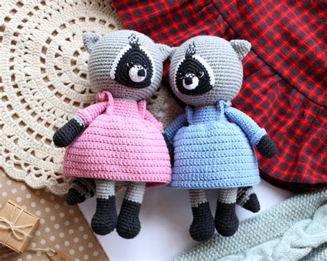 Pattern Crochet Raccoon Pattern Amigurumi Raccoon Pdf Etsy Australia