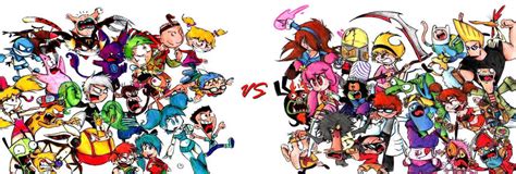 Nickelodeon Vs Cartoon Network By Tavini1 On Deviantart