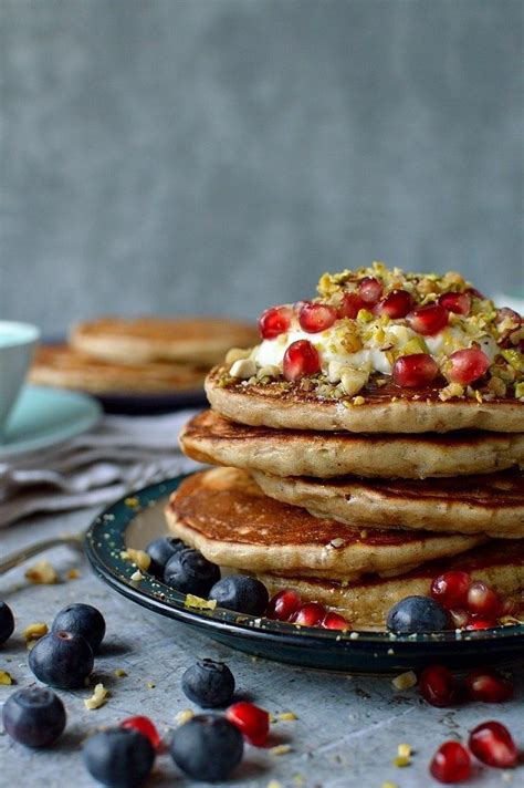 Baklava Pancakes Soft Fluffy Greek Yoghurt Pancakes Flavoured With