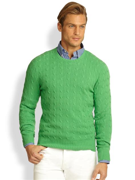 Poshmark makes shopping fun, affordable & easy! Ralph Lauren Cashmere Sweater Mens Color - Prism ...