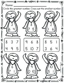 comparing numbers worksheets  catherine  teachers pay teachers