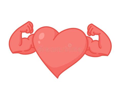Heart Strong Arms Stock Illustrations 264 Heart Strong Arms Stock
