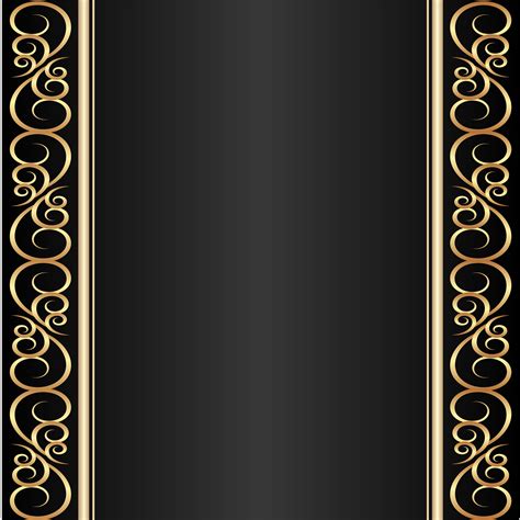 Black And Gold Border Design Images And Photos Finder