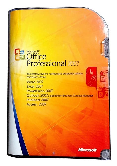 Microsoft Office 2007 Professional 2xpc Pro Box Pl 7873322300