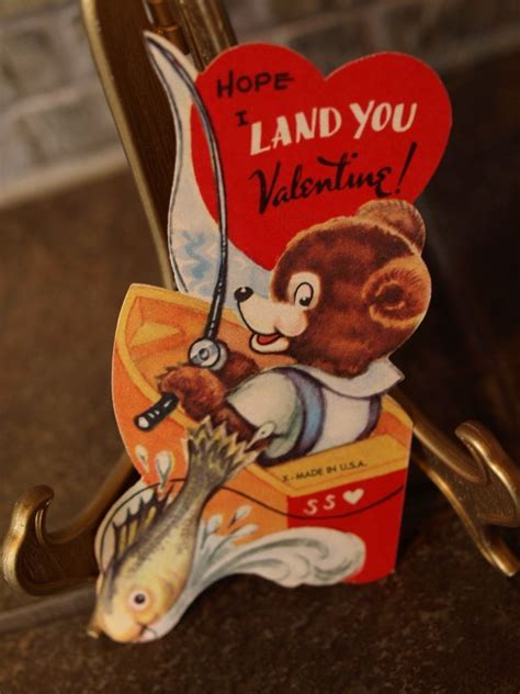 Vintage Sweet Used Childs Valentine Made In Usa D Vintage