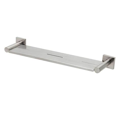 Plus, it arrives with mounting accessories, saving you a trip to the hardware store. Radii Metal Shower Shelf SQ Plate Brushed Nickel - OTC ...