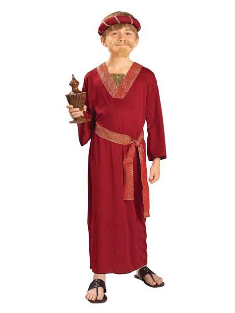 Burgundy Wiseman Child Costume Wise Man Costume Boy Costumes