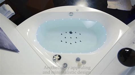 aquatica purescape relax air massage bathtub features eng youtube