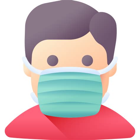 Anime keren gambar kartun orang pakai masker. paciente - Iconos gratis de médico