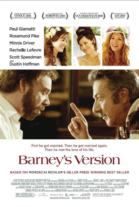 Barneys Version Film Poster Pgabor