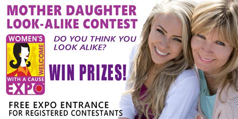 mother daughter look alike contest women s expo with a cause