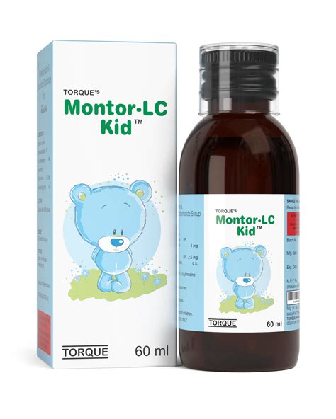 Montor Lc Kid Syrup Oral Liquids Torque Pharma