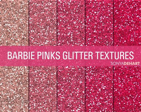 Barbie Pinks Glitter Textures ~ Textures ~ Creative Market