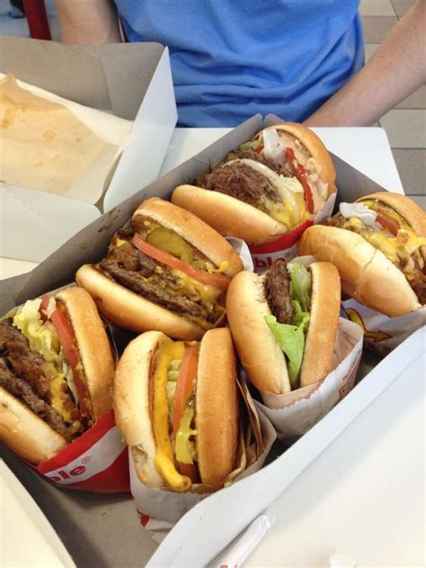 The Best Fast Food Burgers In N Out Hungry And Fit