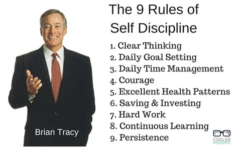 Embrace The 9 Rules Of Self Discipline Cooler Insights