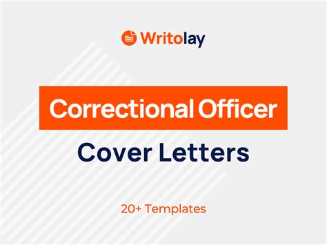 Correctional Officer Cover Letter Example Templates Writolay