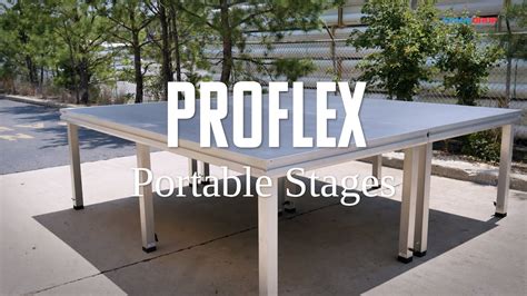 Proflex Indooroutdoor Portable Stage Unit Youtube