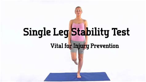 Single Leg Stability Test Tbm Locker Room Training Plans Videos