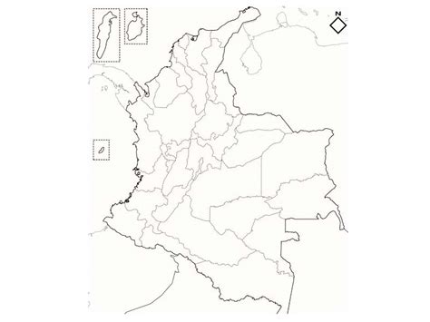 Mapa Mudo Del Relieve Colombiano Kulturaupice