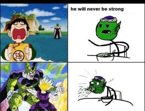 He is first seen in chapter #161 son goku wins!! title underestimated Gohan - Meme by ElZany88 :) Memedroid