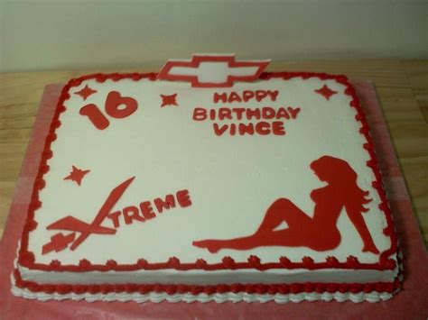 Chevy Birthday Cake — Birthday Cakes Cake Fondant Decorations