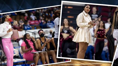 Texas Aandm Basketball Coach Sydney Carter Pushes Back After Criticism For Her Outfits Abc13 Houston
