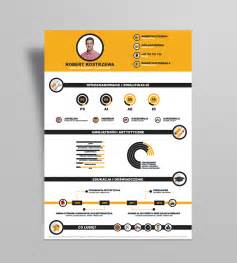 Free Infographic Resume Design Template Ai File Good Resume