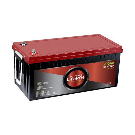 Eci Power 12v 200ah Lithium Lifepo4 Deep Cycle Rechargeable Battery