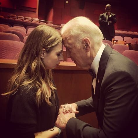 Theres A Moving Story Behind This Powerful Photo Of Biden And A Sexual Assault Survivor At The