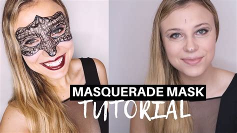 Masquerade Mask Makeup Tutorial Youtube