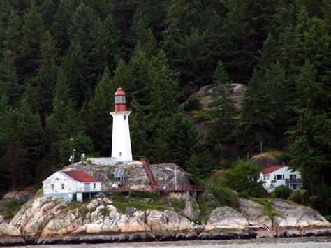 LIGHTHOUSE, VANCOUVER Went by this lighthouse on our cruise