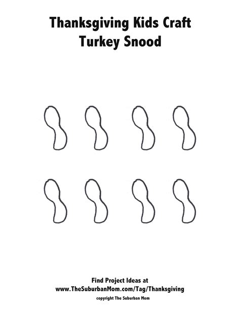Printable Turkey Beak