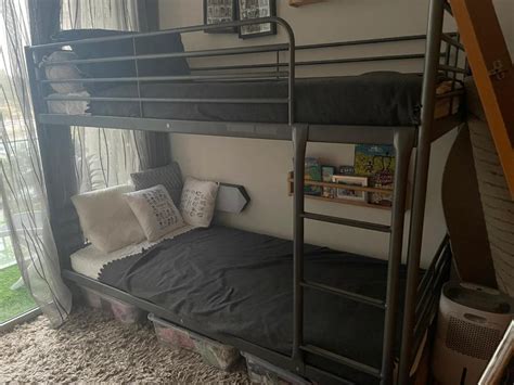 Ikea SVARTA Bunk Bed For Furniture Home Living Furniture Bed Frames Mattresses On