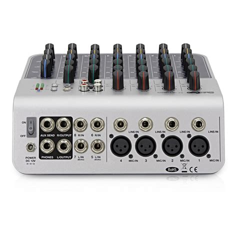 Subzero Sz Mix08usb 8 Kanaalse Usb Mixerinterface Gear4music