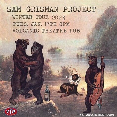 Sam Grisman Project Presents Garciagrisman Tickets At Volcanic Theater