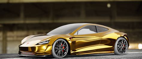 Full interior and exterior videos. Tesla Roadster 2.0 Gets Rendered in Gold for a Sheik's ...