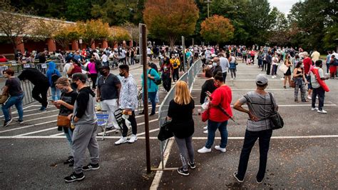 Georgia Secretary Of State Warns To Expect Long Lines In Last Week Of Early Voting Good