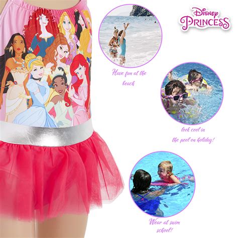 Disney Girls Swimming Costume Frozen Ariel Princess Buy Online In