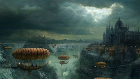 100 Wallpapers All 1080p No Watermarks Part I Steampunk Wallpaper Fantasy Landscape