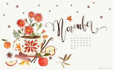 November 2015 - Desktop, #Desktop #november #ThanksgivingWallpaperlaptop | Cute desktop ...