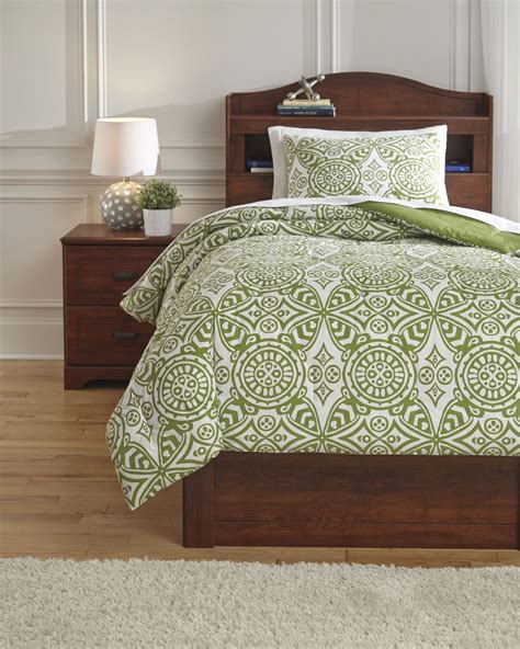 Comforter sets from ashley furniture homestore the bedroom is a tranquil space made for sleep and relaxation. Ina Green Twin Comforter Set from Ashley (Q766001T ...