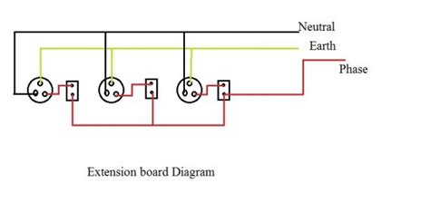 Repairing an extension cord could cost less than $4. Extension Cord Circuit Diagram
