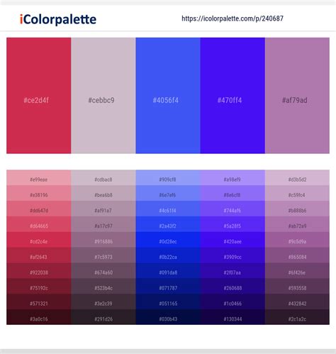 6 Latest Color Schemes With Royal Blue And Blue Color Tone