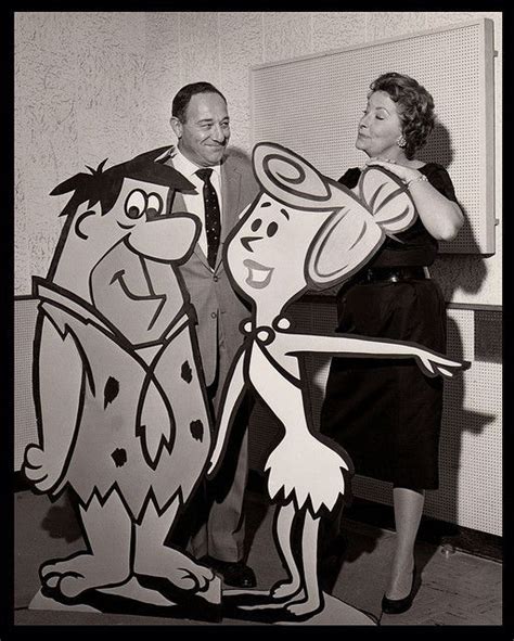 alan reed and jean van der pyl the voices of fred and wilma flintstone… vintage cartoon