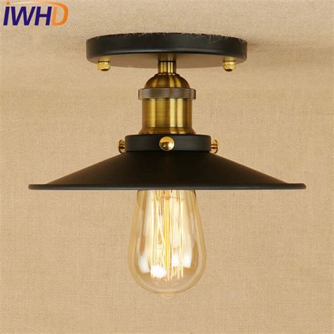 Iwhd Edison Loft Style Industrial Ceiling Lamps Antique Iron Vintage