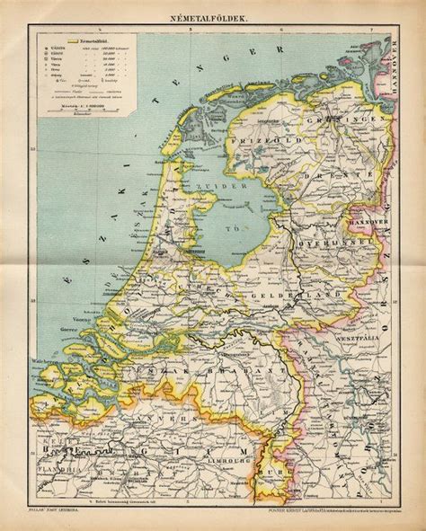 netherlands and belgium map low countries from 1896 etsy belgium map antique map original