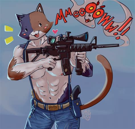 Oc Heres A Drawing I Did Of Meowscles I Absolutely Love This Skin W Rfortnitebr