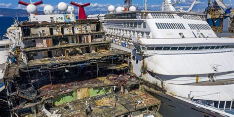 Photos Of Scrapped Cruise Ships Reveal A Struggling Industry