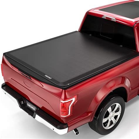 Oedro Roll Up Truck Bed Tonneau Cover Compatible With 2015 2023 Ford F